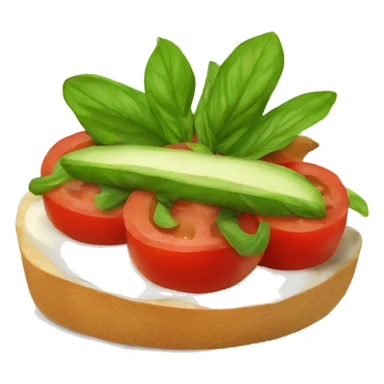 one healthy vegan canape sticker