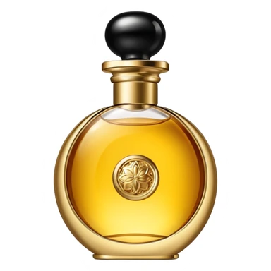 bottle of perfume gold exquisite large takes all the space

 sticker