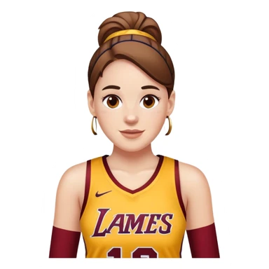 girl obsessed like OBSESSED with lebron james sticker