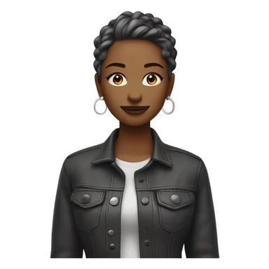 Cool girl ￼ sticker