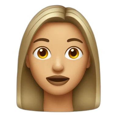 woman with glue in face sticker