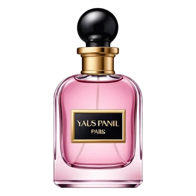 Isolated, ysl Mon Paris Eau de Parfum sticker
