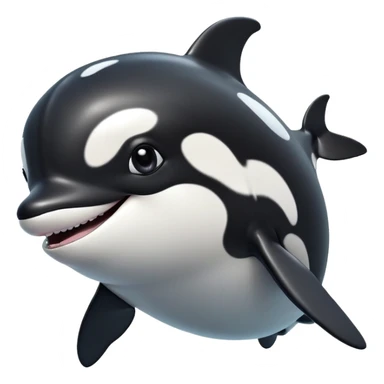 cinematic-comical-orca-portrait-emoji,-head-tilted-dramatically-with-an-exaggeratedly-shocked-expression,-featuring-a-sleek-black-and-white-body-with-wide,-comically-expressive-eyes-full-of-playful-disbelief-and-animated-flippers,-simple sticker