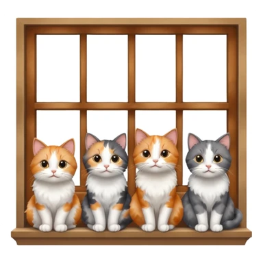 Cats on Windowsills sticker