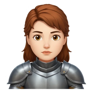 bearded knights women sticker