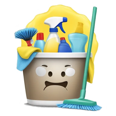 Cleaning supplies  sticker