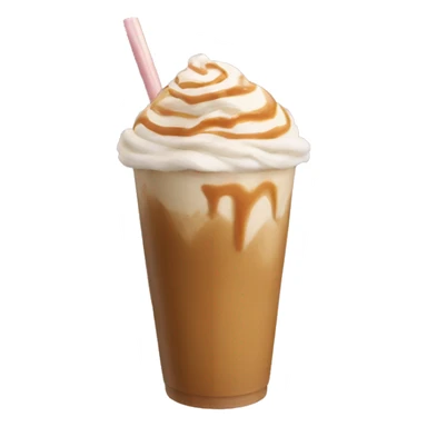 Caramel frappe sticker