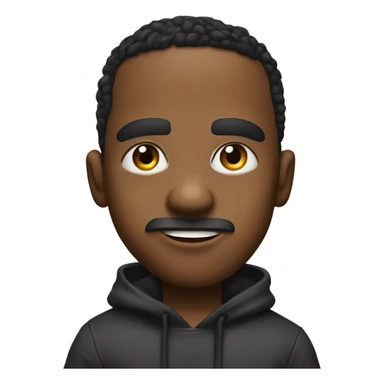 Hip-hop :-) with X  ‘s for eyes  sticker