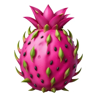Dragon fruit emoji not spiny  sticker
