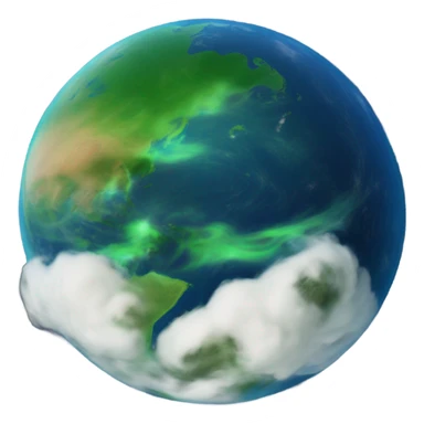 the earth seen from the moon seen from the horizon sticker