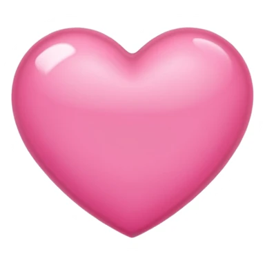 Pink beautiful shining heart  sticker
