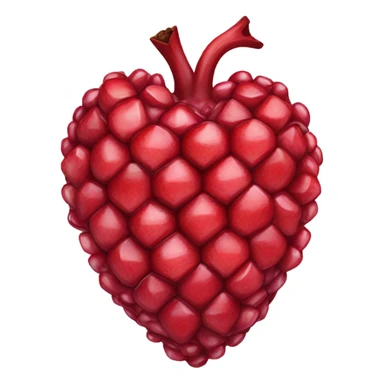 Heart with pomegranate  sticker