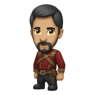 Pricipe con cara de Diablo  sticker