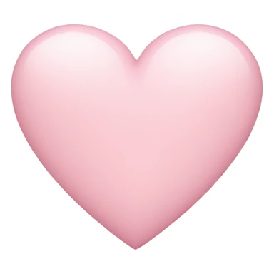 Light pink pastel heart sticker