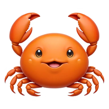 cute crab kawaii baby chubby sticker