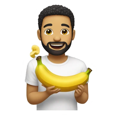 banana eating drake kawaii sticker