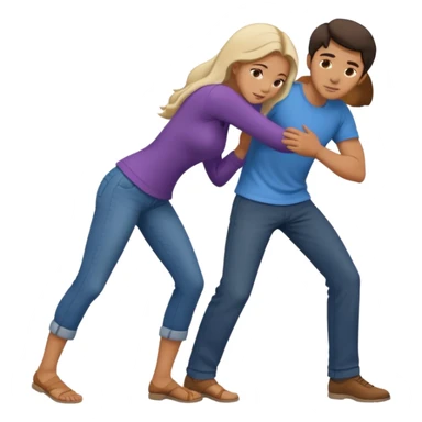 Guy bending a girl over sticker