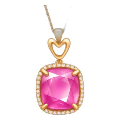 Pink jewelry sticker