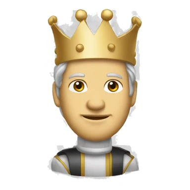 White King Chess sticker