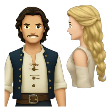 will turner elizabeth swan sticker