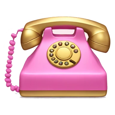 pink and gold phone sticker