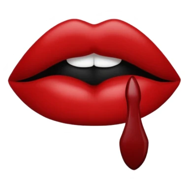 Kiss black💋 sticker
