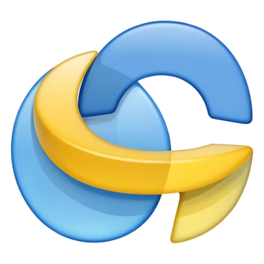 two overlapping sticker