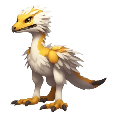 Anthro Sona Fakemon Raptor Full Body sticker