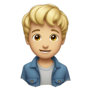 Bisous garçon avec garçon sticker