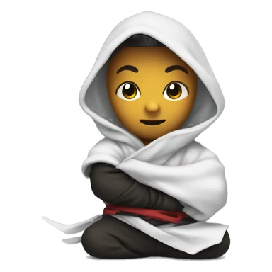baby ninja with a comforter sticker