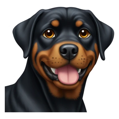 Rottweiler dog sticker
