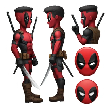 Deadpool wolverine sticker
