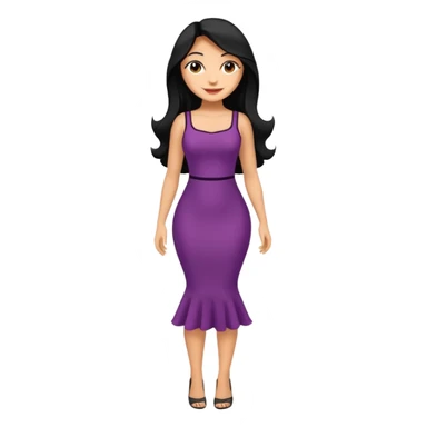 latina baddie, latina woman with great thick body, pretty, full body sticker