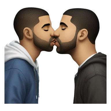 drake kissing drake kissing drake kissing drake sticker