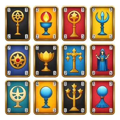 tarot icon pack with streetart illustration sticker