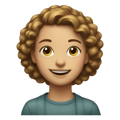 smiling girl portrait indoors sticker