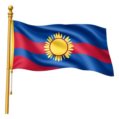 Tibetan flag sticker