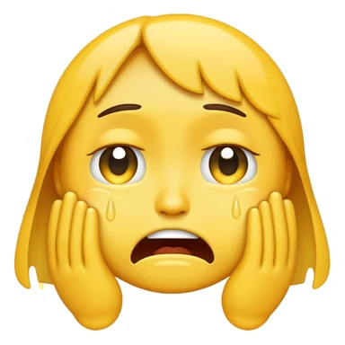 A emoji mocking that someone is crying sticker