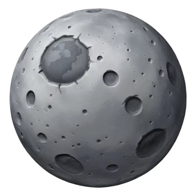 Hyperrealistic planet mercury sticker