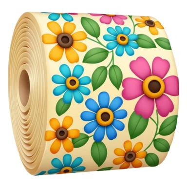 A roll of wallpaper  sticker