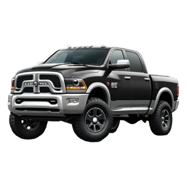 2017 Dodge Ram Ourdoorsman Black sticker