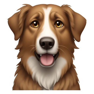 brown mongrel sticker