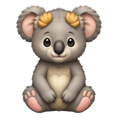 Half koala bear and half lion baby 🐨🦁 sticker