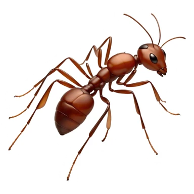 Beautiful and Majestic Ant Portrait Emoji, Head and body rendered in serene repose with a gentle, content smile, showcasing a finely detailed, compact form with eyes softly closed in tranquil slumber, Simplified yet exquisitely endearing features, highly detailed, glowing with a soft, drowsy natural light, high shine, relaxed and utterly noble, stylized with an air of timeless industrious grace, soft glowing outline, capturing the essence of a majestic ant that embodies the quiet power of nature! sticker