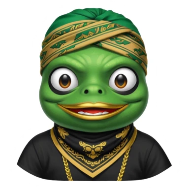 mach mir pepe emotes für twitch im chicano style sticker