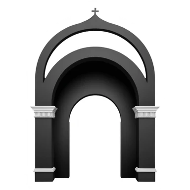 three arch like santa barbara serial sticker