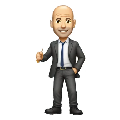 Zidane with balloons  sticker