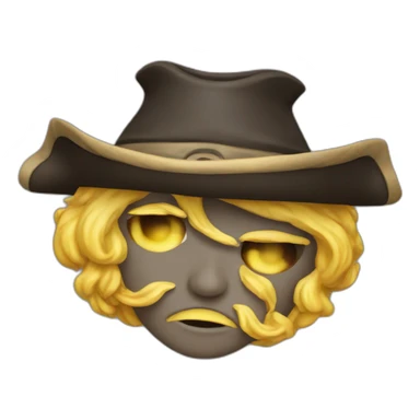 Chat avec un chapeau de pirate sticker