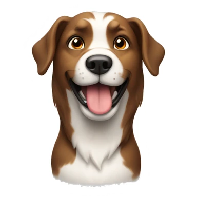 dog with hart  sticker