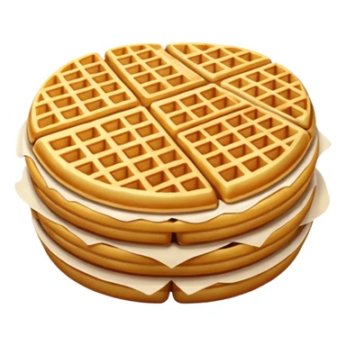 Waffle fries sticker